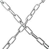 JMIATRY 10m 304 Stainless Steel Chain 3mm Heavy Duty Welded Link for Security view 5