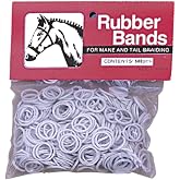 Weaver Leather Rubber Bands, White