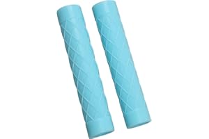 Yubunt Kayak Paddle Grip, Anti Slip Silicone Sleeve Grip, Anti Foaming, Kayak Accessories, Suitable for Detachable Paddles with Diameter of 30mm/1.18 Inches. (Light Blue 2Pcs)
