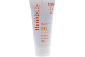 Thinkbaby Sunscreen - Safe - Baby - SPF 50 Plus - 6 oz