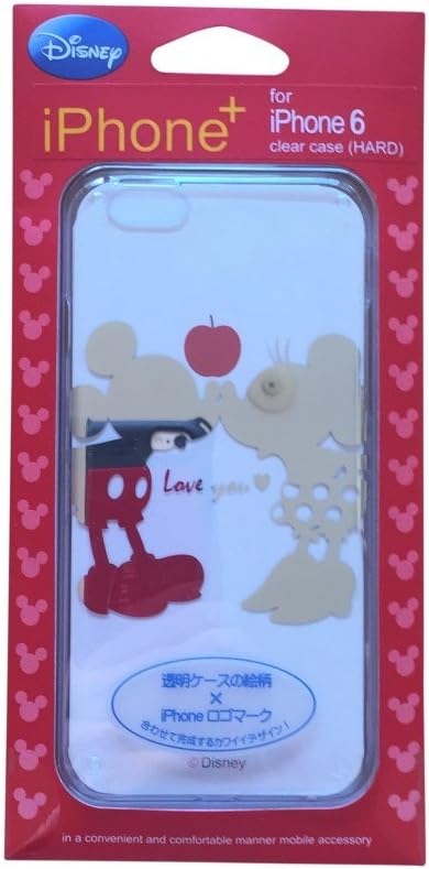 iPhone 6 (NOT 6 Plus) Clear Case - Disney - Mickey & Minnie Mouse Kissing