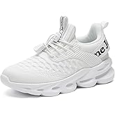 HSQ Boys Girls Tennis Shoes Kids Breathable Sneakers Ultra-Light Athletic Running Shoes for Toddler/Little Kid/Big Kid