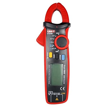 UNI-T UT210D Digital-Multimeter Messgerät Strommesszange AC/DC Strom Zange Spannung Amperemeter Widerstand Capacitance Temper