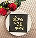BLUE PANDA - Cheers to 30 Years! Gold Foil Paper Cocktail Napkins (5 x 5 Inches, 100 Pack)