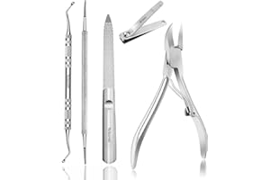 VELKOMIN Professional Ingrown Nail Clippers Set, 5pcs Foot Care Tool Set