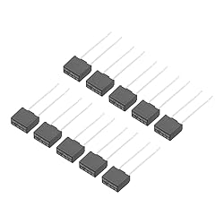 uxcell 30Pcs DIP Mounted Miniature Square Slow Blow