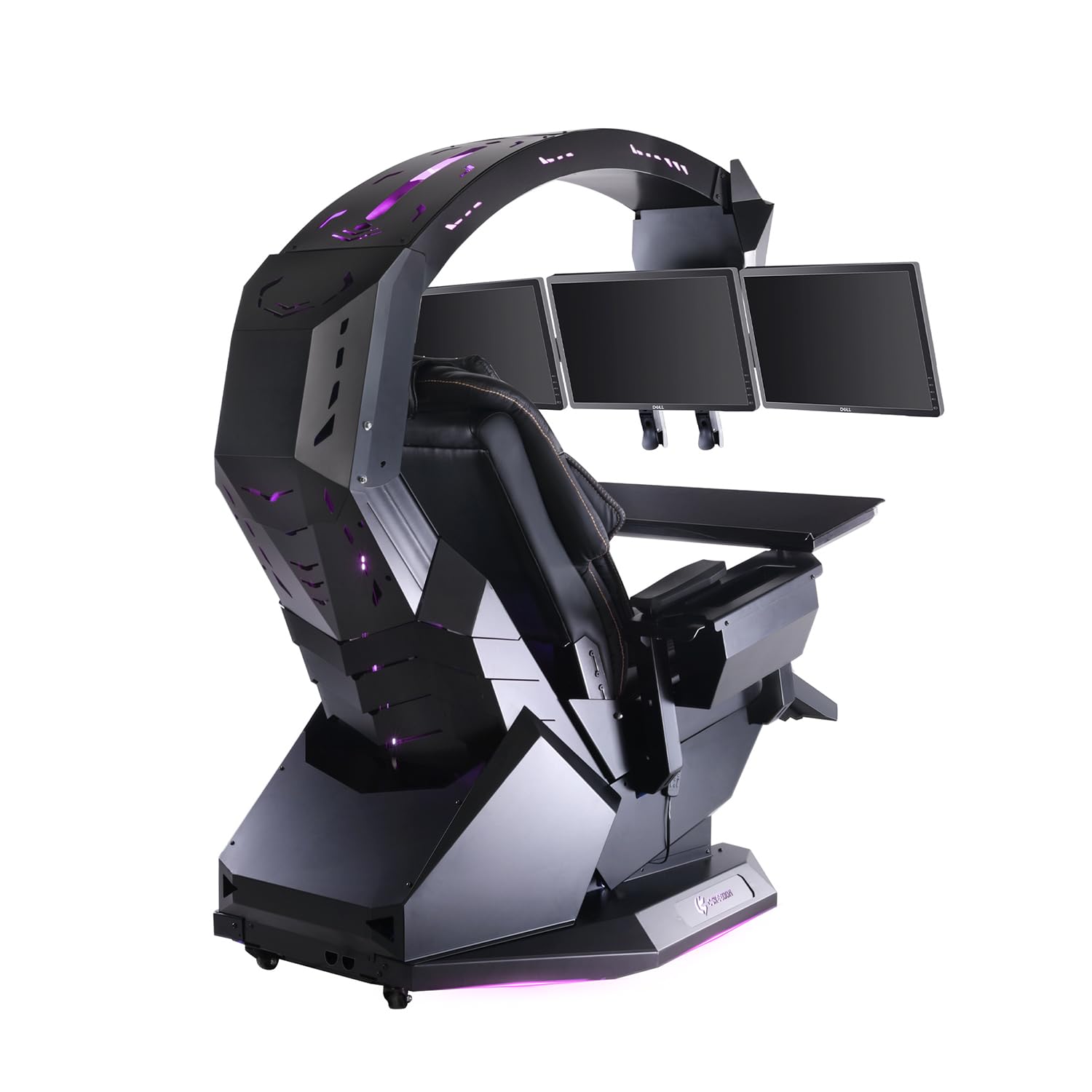 Photo 1 of cskeeoon T2 Plus Computer Cockpit, Zero Gravity Chair Workstation with Adjustable,Comfort&Large Seat, Perfect for Work&Esport Gaming in Office and Home