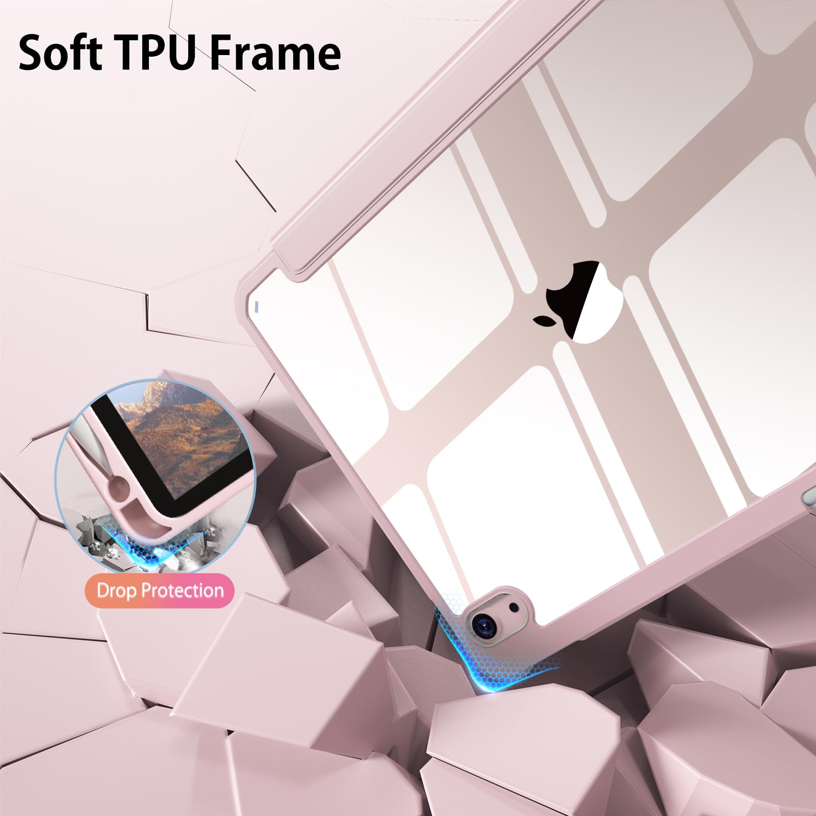 Kenke iPad 10th Generation Case 2022 with Pencil