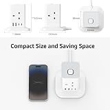 hotimy Cube Extension Lead with USB C 4-Way 2 USB C 2 USB A 1.5M 13A 3250W view 5