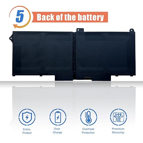 M033W Original Dell Batterie 63Wh (15,2V 4 Cellules) Pour