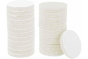 HARFINGTON 24pcs Scrubber Scouring Pads 450 Grits 3 Inch Drill Power Brush Hoop and Loop Surface Conditioning Disc Drill Scuf