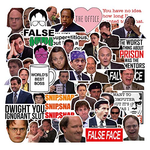 The Office Stickers 50Pcs for Laptop Water Bottles Skateboard Computer Phone Sticker Pack for Kids/Teen — image 1