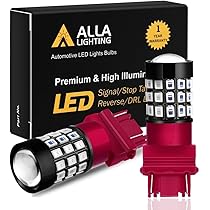 Alla Lighting 4x Newest T10 Wedge 168 194 LED Bulbs Amber Yellow Bright