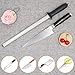 Wiitek 12inch Diamond Houselold Sharpening Rod, Professional Kitchen Knife Sharpener Steel, Premium Knife Blades Honer, Ideal for Master Chef, Home Cooking and Hunting, 600# Grit, Oval