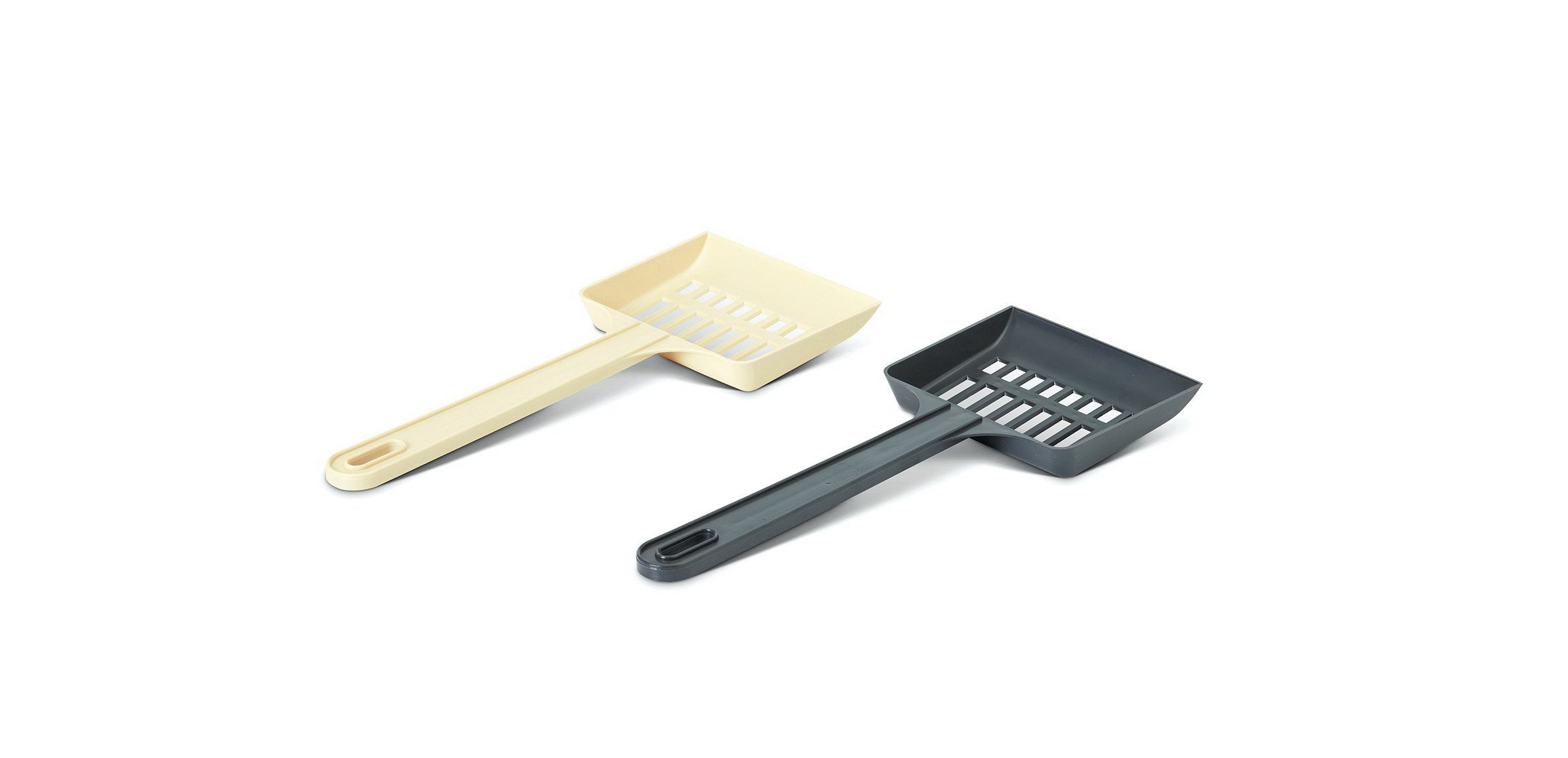 SAVIC Oscar Hooded Toilet Home with Handl,. Flap and Filter, Light Grey/Grey