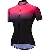 Mountain Bike Jersey Women, Women's Cycling Jersey Biking Shirt Jacket Tops, Comfortable Quick Dry