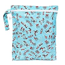 Bumkins Zippered Wet Bag, Seuss Cat in the Hat
