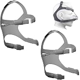 CPAP Headgear for F&amp;P Simplus Full Face Mask, 2-Pack CPAP Mask Strap | F&amp;P Eson 2 Nasal Mask Headgear, CPAP Supplies, CPAP Chin Strap, Chin Strap for CPAP Users, Without Mask