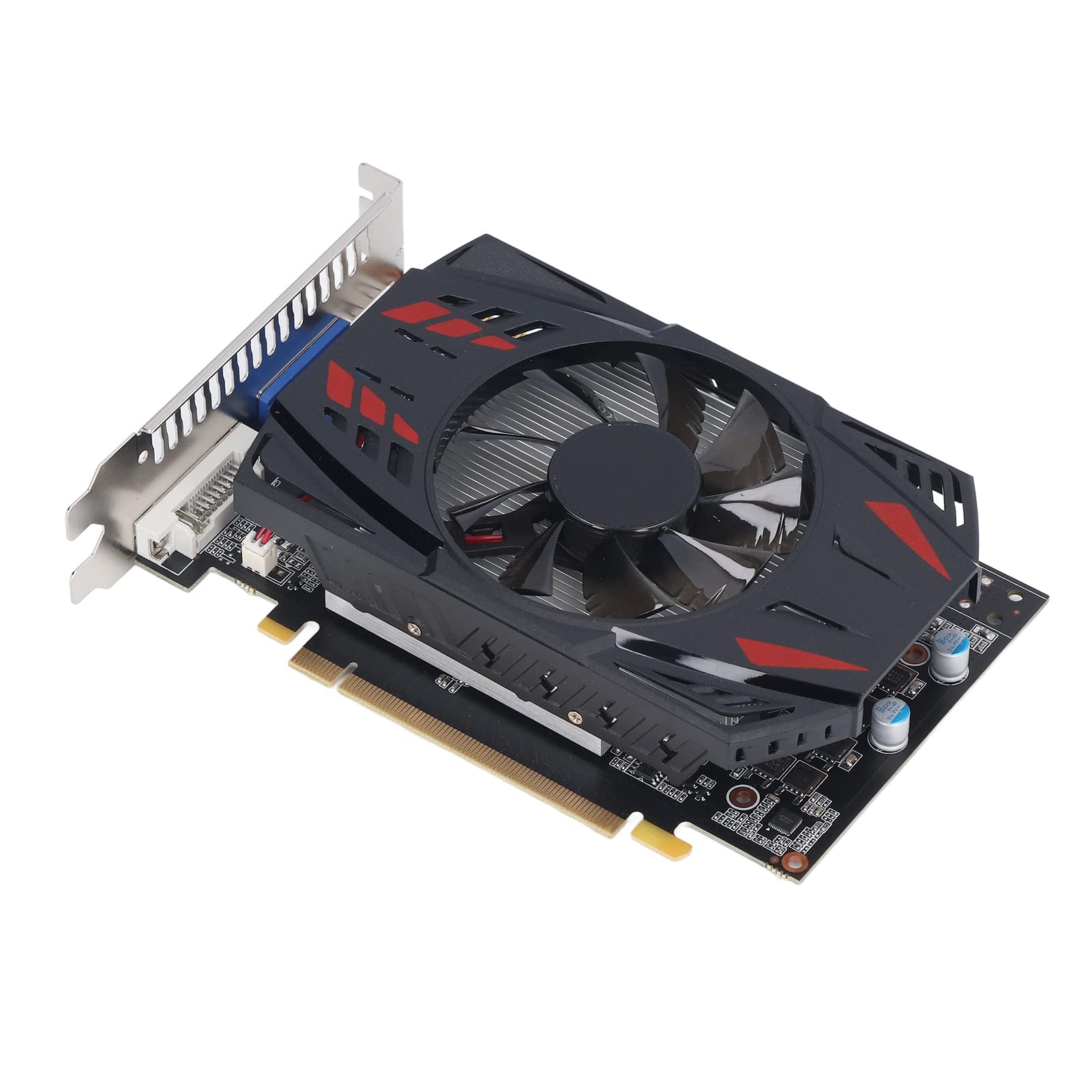 VBESTLIFE GTX550TI Gaming Graphics Card, 1.5GB 192bit GDDR5, PCI Express 1.1 x16, HDMI/DVI/VGA, Dual Cooling Fan, 4K HDR Desktop Computer Video Card