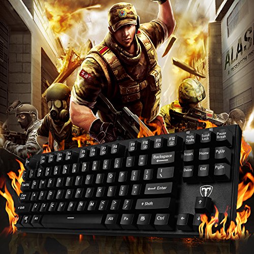 TOMOKO 87 Key Mechanical Keyboard, Water-Resistant Mechanical