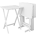 Casual Home 5pcs Tray Table Set - White (660-41)