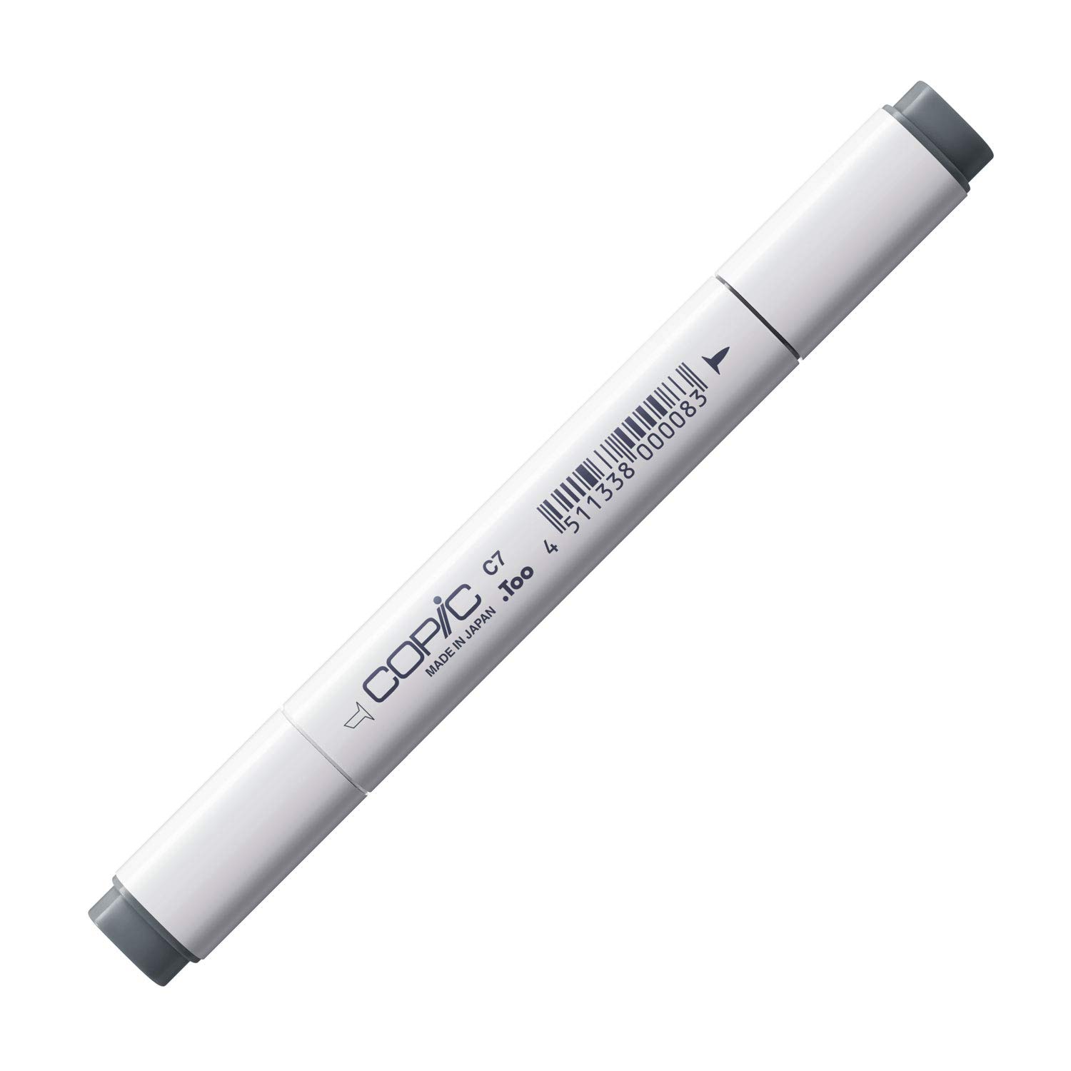 COPIC Classic Coloured Marker Pen - (C-7) Cool Gray No.7, For Art & Crafts, Colouring, Graphics, Highlighter, Design, Anime, Professional & Beginners, Art Supplies & Colouring Books