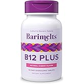 BariMelts Vitamin B12 Plus, 90 Fast-Dissolving Tablets (3-Month Supply), Sugar-Free Bariatric Vitamins for Women, Includes B12, B6, Folate and Biotin, Natural Cherry Flavor​