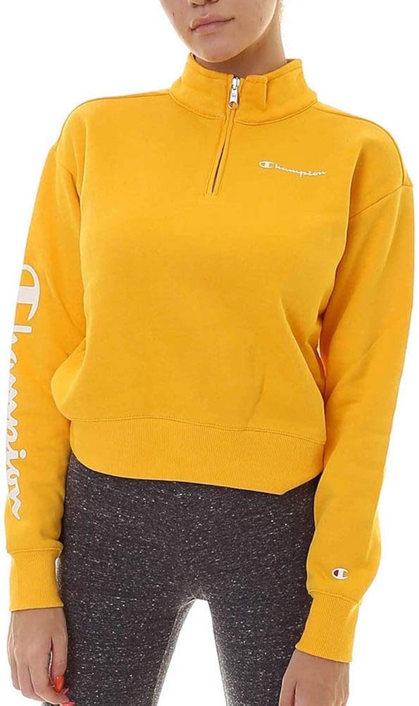 champion hoodie women yellow