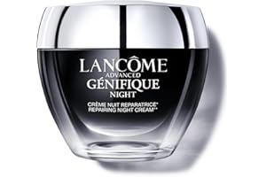 LANCOME PARIS Lancôme Advanced Génifique Night Cream - Repairs Skin Barrier Overnight - With Bifidus Prebiotic, Hyaluronic Acid & Triple Ceramide Complex - 1.7 Fl Oz