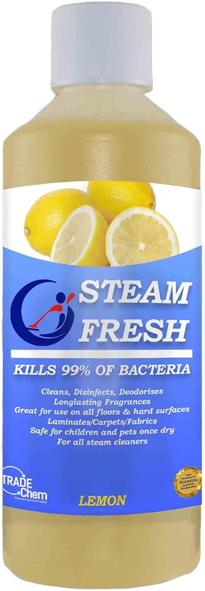 Trade Chemicals Steam Cleaning Detergent 500ml Lemon Fresh
