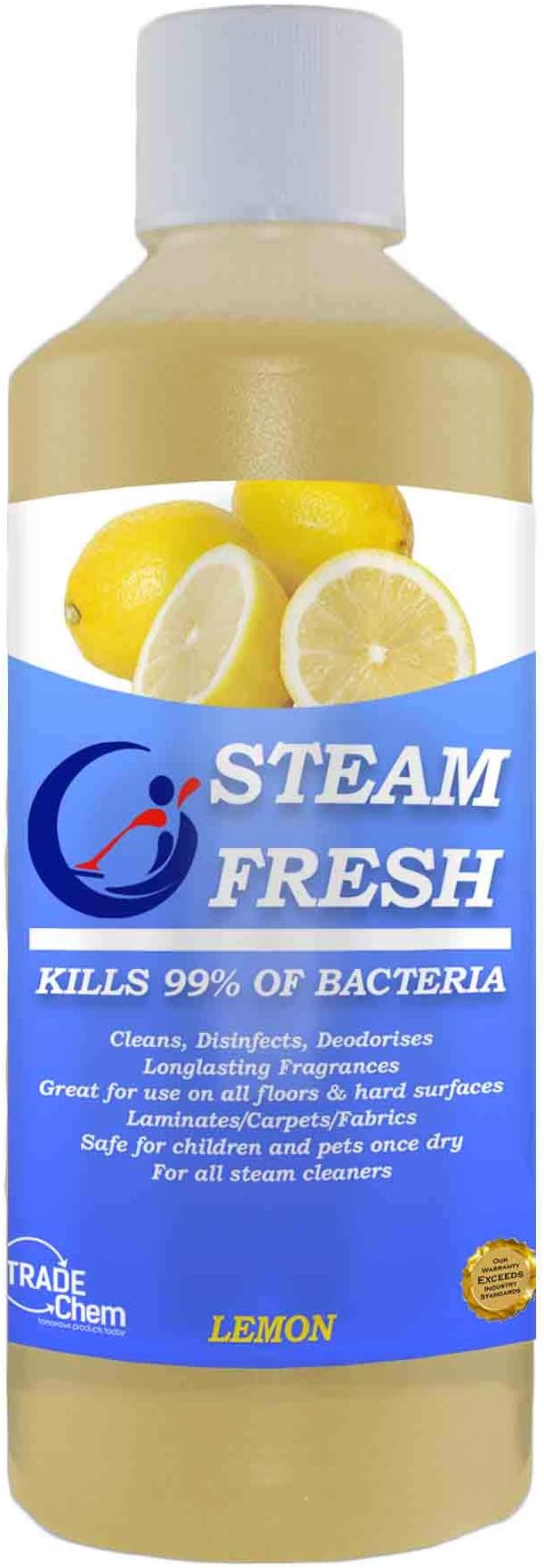 Trade Chemicals Steam Cleaning Detergent 500ml Lemon Fresh