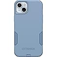 OtterBox iPhone 15 Plus and iPhone 14 Plus Commuter Series Case - Crisp Denim (Blue), Slim & Tough, Pocket-Friendly, with Port Protection