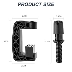YIBEICO 2pcs Steering Wheel Fixing Clamp for