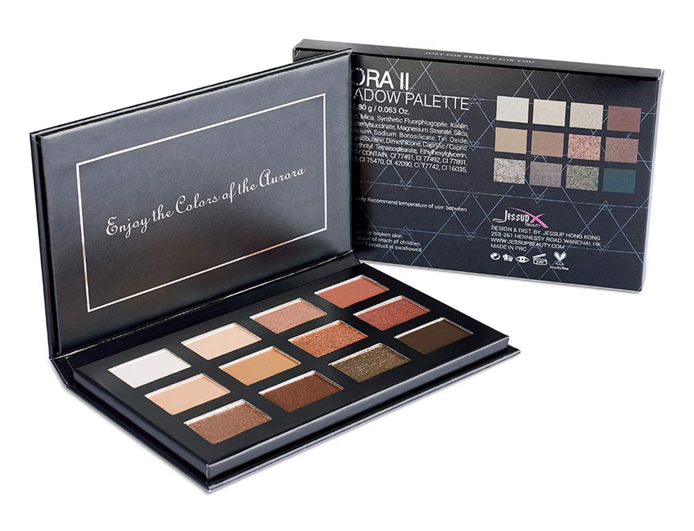 Jessup Aurorai Make up Eyeshadow Palette Nudes Sand Natural Long Lasting Powder Eye Cosmetics Palette E705
