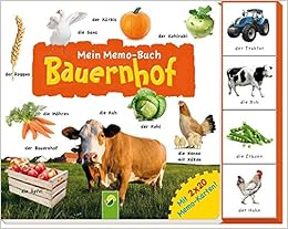 Mein Memo Buch Bauernhof Mit 2 X 20 Memo Karten Amazon De Bucher