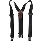 Dickies Men's Belt Clip Stretch Suspenders – Adjustable Fit for Work or Casual Wear