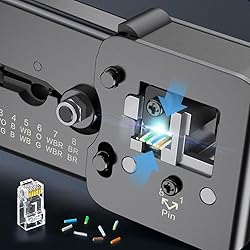 ZOERAX 50-Pack RJ45 Cat6 Pass Through Connector