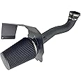 Cold Air Intake Kit W/Filter High Performance for 2014-2020 Chevy/GMC/Cadillac (Silverado 1500, Suburban, Tahoe, Sierra 1500, Yukon, Yukon Denali, Escalade) V8 5.3L 6.2L (Black & Black)