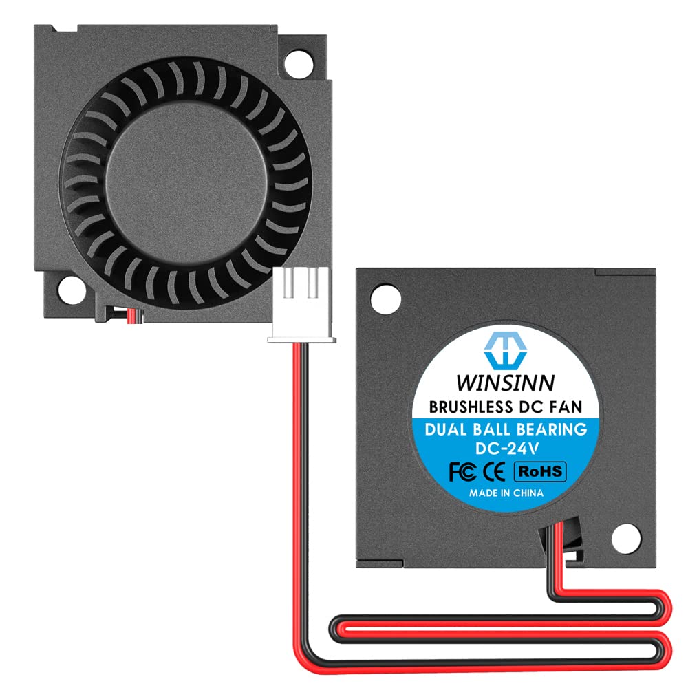 WINSINN 30mm Blower Fan 12V, Micro 12 Volt Fans