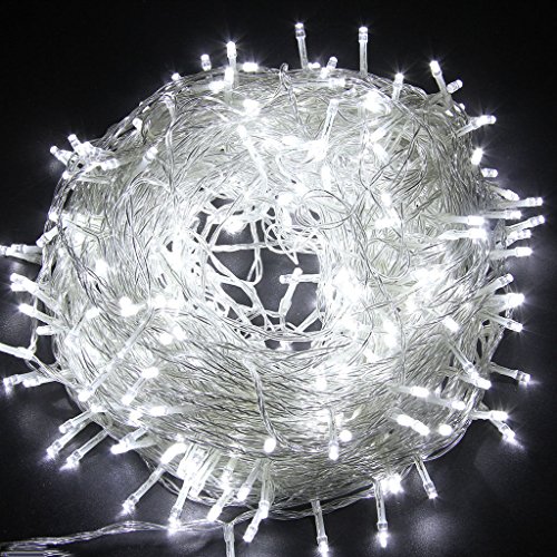 SENKAUTO White 32ft 100 LED Fairy Light String Holiday Outdoor Lighting for Christmas Party Decorati - //coolthings.us