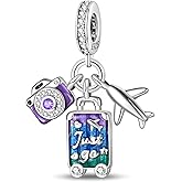 GOINEVA Coffee Cup Computer Dangle Pendants Beads Perfume Bottle Dragon Charms 925 Sterling Silver Bead Fits Women's Charm Bracelet & Necklace Jewelry Gifts for Women