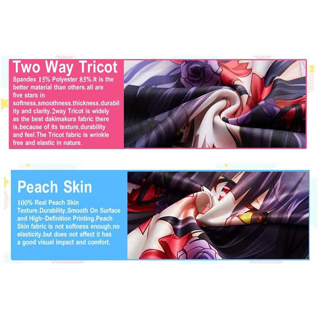 Qunshengda - Nude Bodypillow Naked Waifu Sexy Anime Dakimakura Nino Nakano Body Pillow Case (2