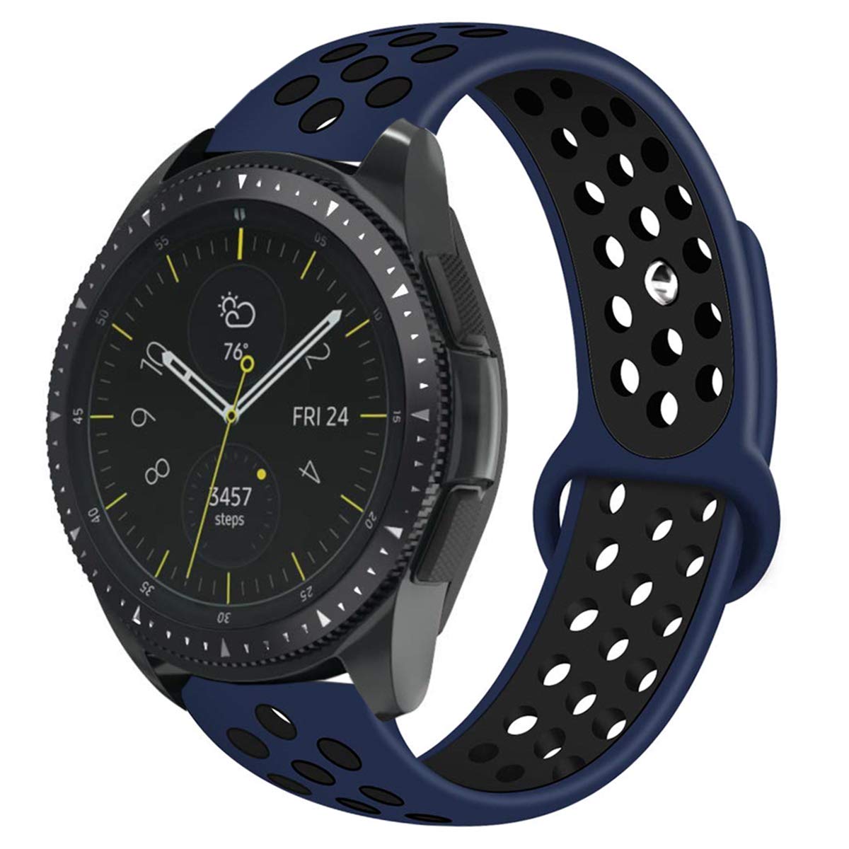 Compatible with Samsung Galaxy Watch 42mm Bands/Gear Sport Band, 20mm Breathable Silicone Strap Sports Replacement Wristband for Galaxy Watch ...