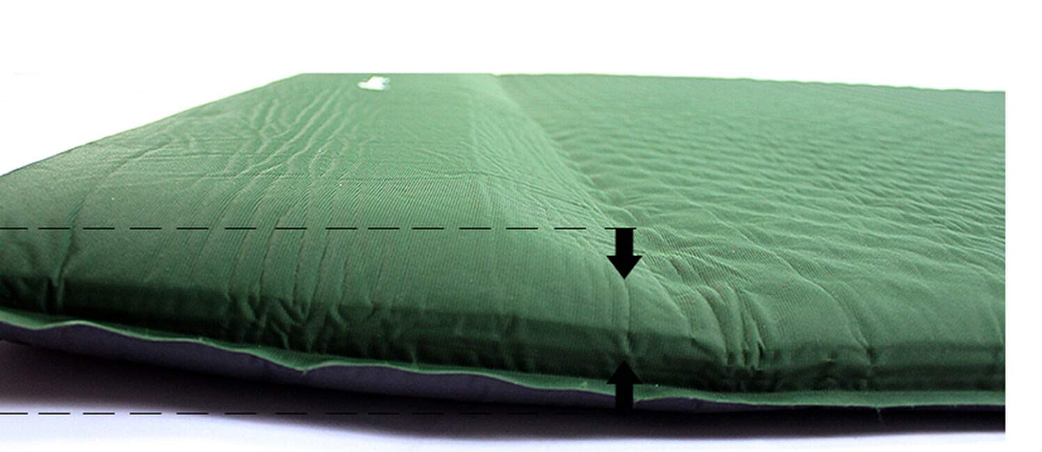 Automatic Foam Memory Camping Two Person Green Camping 海外直送品 2人用のキャンピングメモリーフォームの自動充電マットグリーン色 Kongman コンメン Filling B07qf7hq9y Mat エアーマットエアーベッド ファッション通販 Anoual Ma