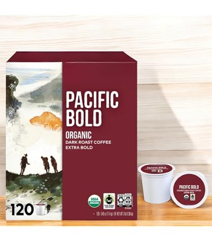 Amazon.com: Kirkland Signature Coffee Organic Pacific Bold K-Cup
