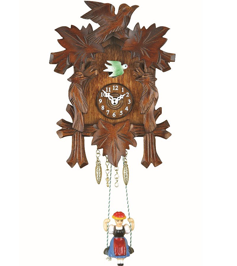 Trenkle Kuckulino Black Forest Clock with quartz movement and cuckoo chime TU 2002 SQ
