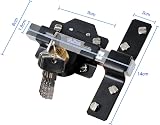 Concise Home 50mm Double Long Throw Gate Lock with 5 Keys Garden Locking view 4