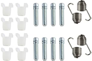 4 set Screws, Nuts, and Springs Set,Headlight Adjuster Kit Compatible with1964-1967 Chevelle