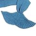 Mermaid Tail Blanket for Girls, Handmade Super Soft Crochet Knitted for All Seasons 79