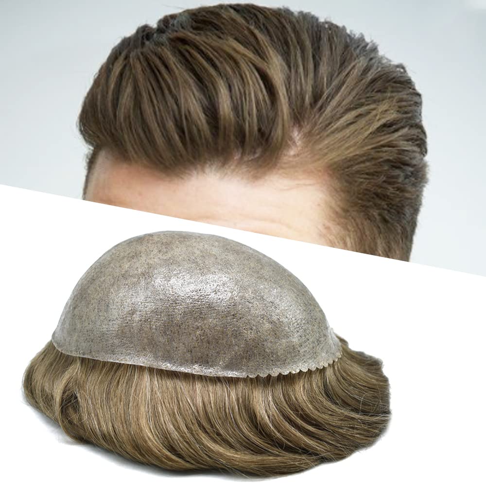 Toupee for Men Hairpiece Mens Hair Replacement